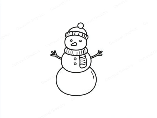 Snowmen Vector Graphic preview