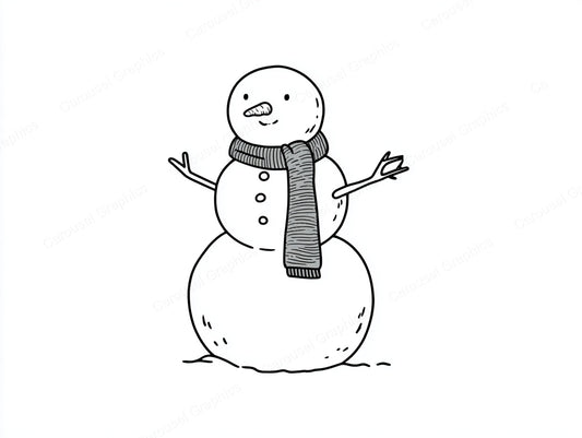 Snowmen Vector Graphic preview