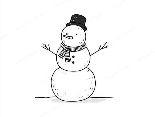 Snowmen Vector Graphic preview