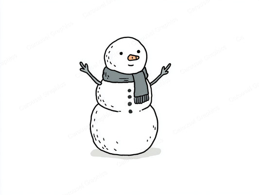 Snowmen Vector Graphic preview