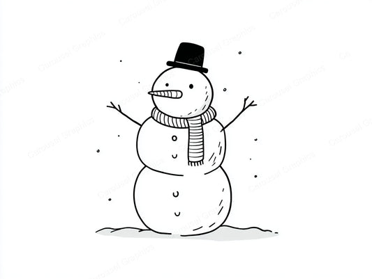 Snowmen Vector Graphic preview