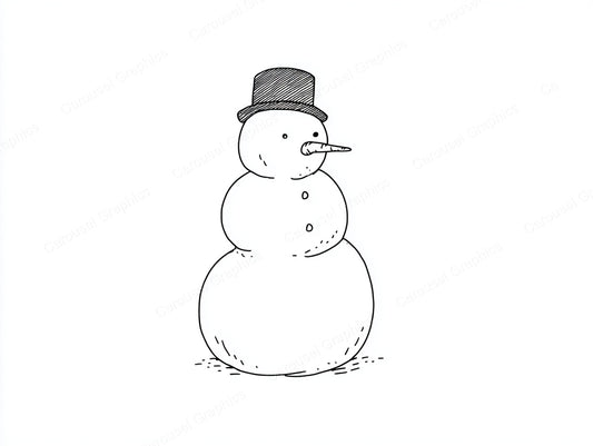 Snowmen Vector Graphic preview