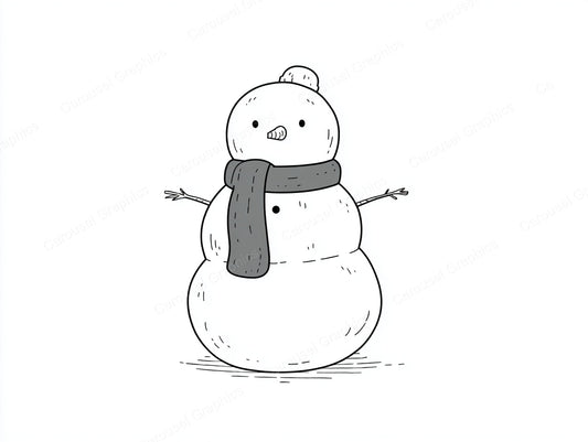 Snowmen Vector Graphic preview