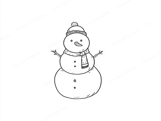 Snowmen Vector Graphic preview