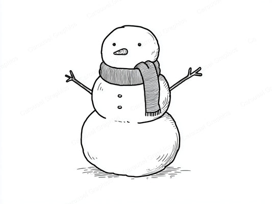 Snowmen Vector Graphic preview