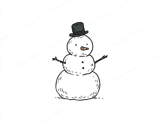 Snowmen Vector Graphic preview