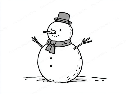 Snowmen Vector Graphic preview