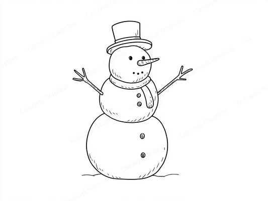 Snowmen Vector Graphic preview