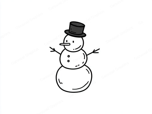 Snowmen Vector Graphic preview