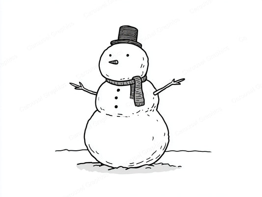 Snowmen Vector Graphic preview