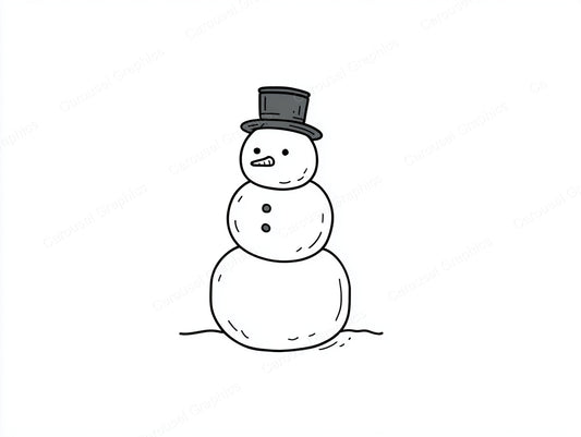 Snowmen Vector Graphic preview