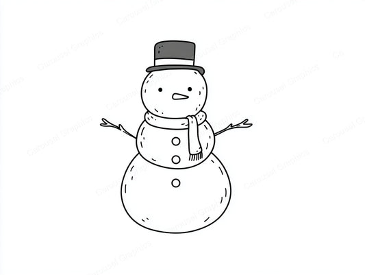 Snowmen Vector Graphic preview