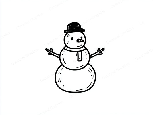 Snowmen Vector Graphic preview
