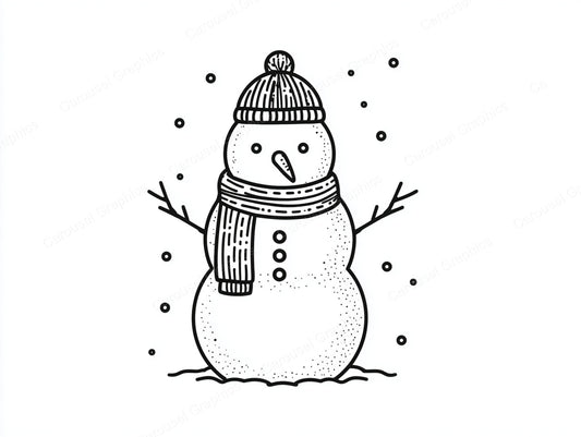 Snowmen Vector Graphic preview