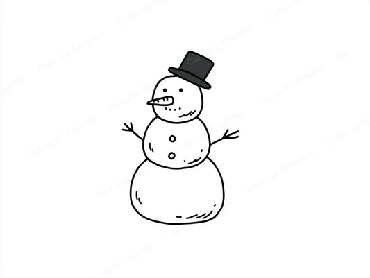 Snowmen Vector Graphic preview