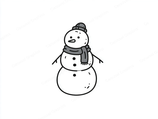 Snowmen Vector Graphic preview