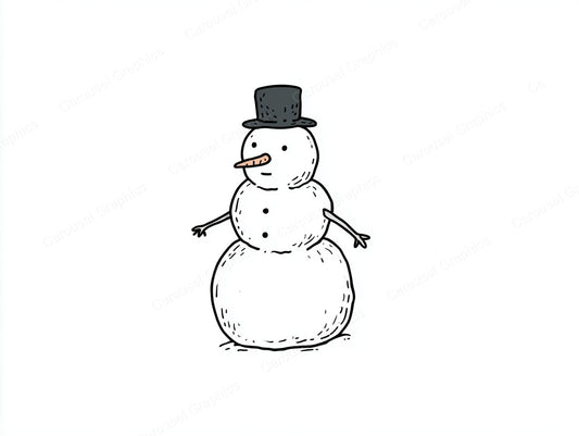 Snowmen Vector Graphic preview