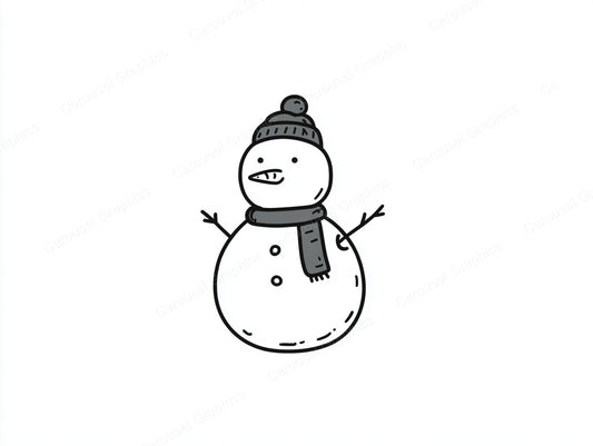 Snowmen Vector Graphic preview
