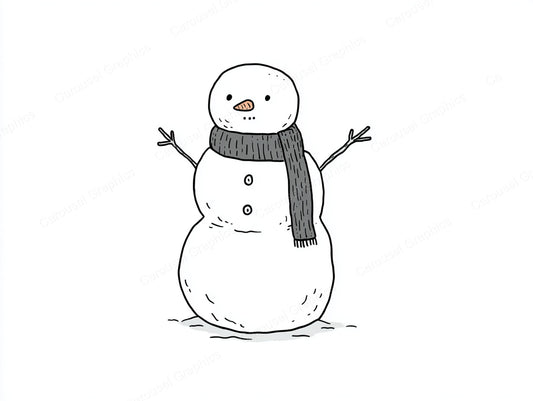 Snowmen Vector Graphic preview