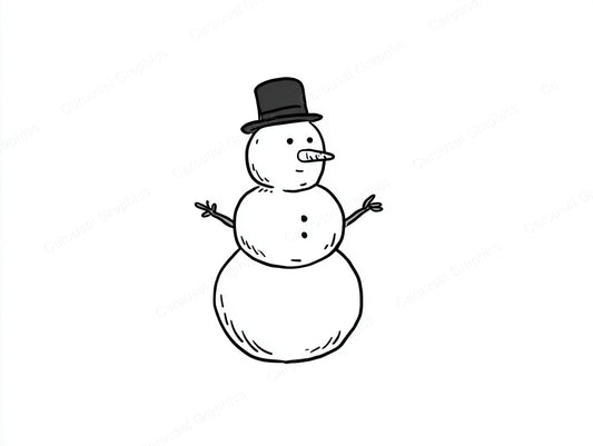 Snowmen Vector Graphic preview