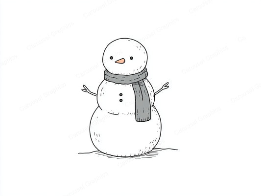 Snowmen Vector Graphic preview