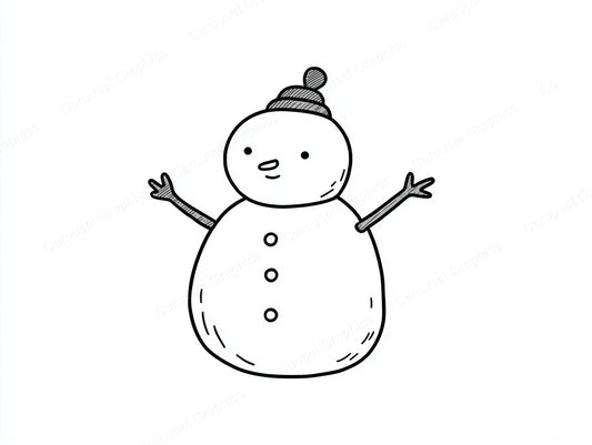 Snowmen Vector Graphic preview