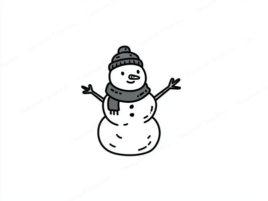 Snowmen Vector Graphic preview
