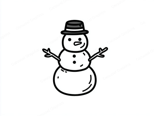 Snowmen Vector Graphic preview