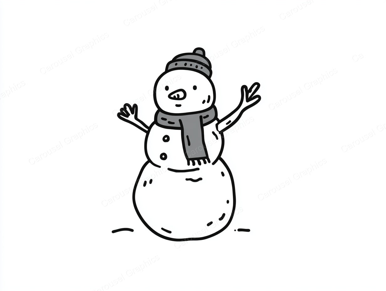 Snowmen Vector Graphic preview