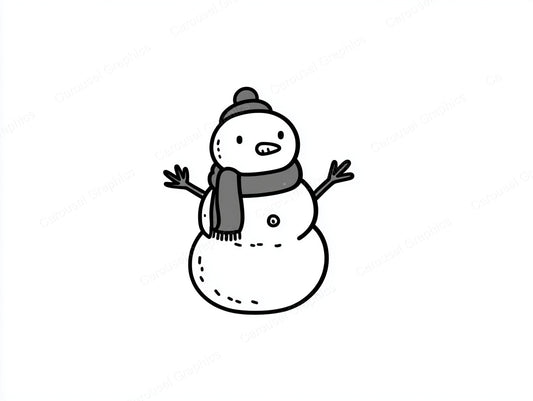 Snowmen Vector Graphic preview