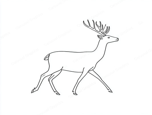 Reindeer Vector Graphic preview