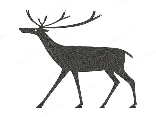Reindeer Vector Graphic preview