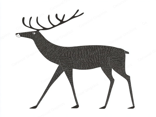Reindeer Vector Graphic preview