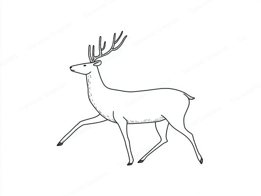 Reindeer Vector Graphic preview