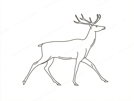 Reindeer Vector Graphic preview
