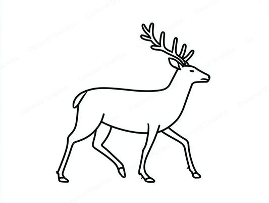 Reindeer Vector Graphic preview