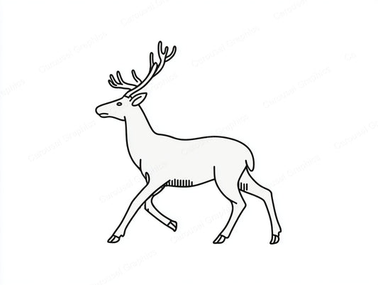 Reindeer Vector Graphic preview