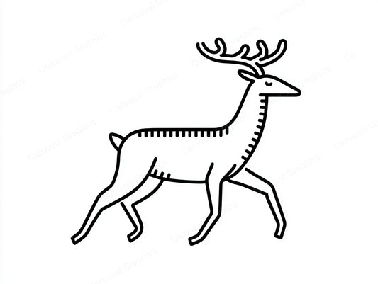 Reindeer Vector Graphic preview