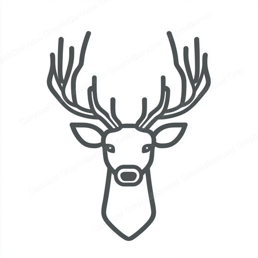 Reindeer Vector Graphic preview