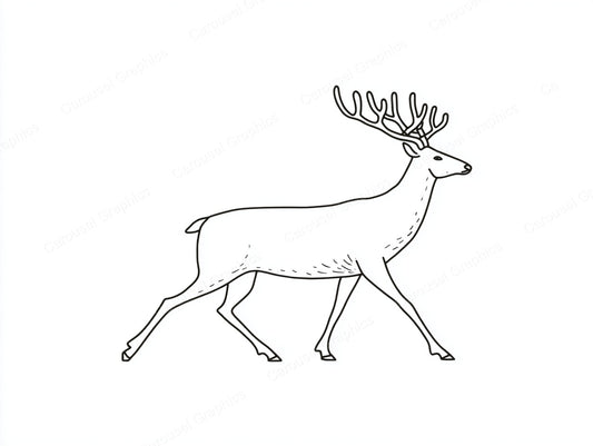 Reindeer Vector Graphic preview