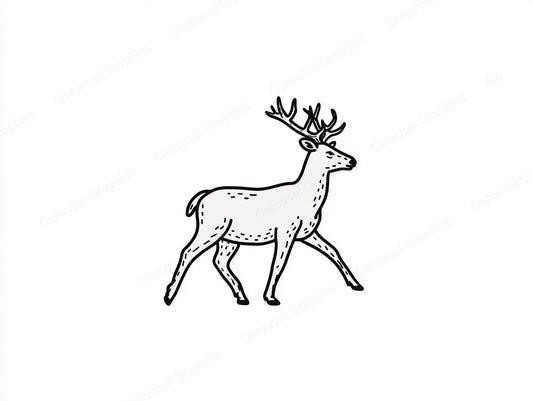 Reindeer Vector Graphic preview