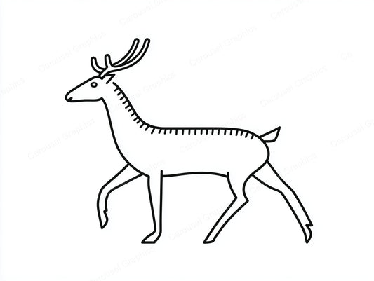 Reindeer Vector Graphic preview