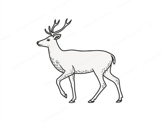 Reindeer Vector Graphic preview