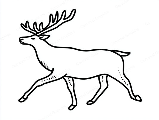 Reindeer Vector Graphic preview