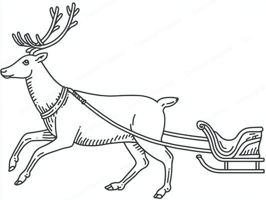 Reindeer Vector Graphic preview