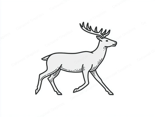 Reindeer Vector Graphic preview