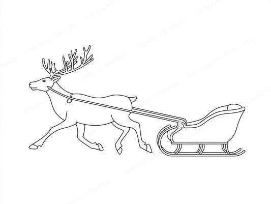 Reindeer Vector Graphic preview
