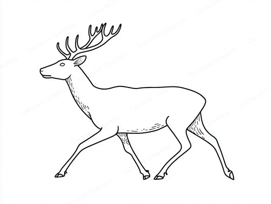 Reindeer Vector Graphic preview