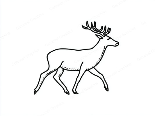 Reindeer Vector Graphic preview