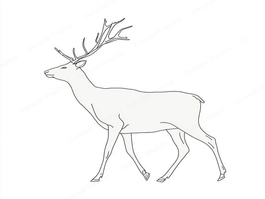 Reindeer Vector Graphic preview
